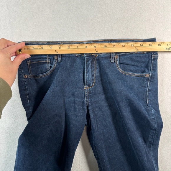 Abercrombie and Fitch Jeans Womens 29 Blue Skinny Low Rise Dark Wash Stretch - Picture 7 of 13